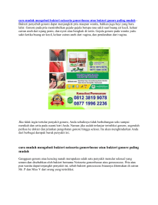 cara mudah mengobati bakteri neisseria gonorrhoeae atau bakteri gonore paling mudah