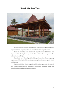 101 Rumah Adat Jawa Timur