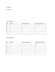 laporan polar dan non polar