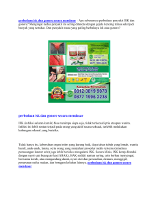 perbedaan isk dan gonore secara mendasar