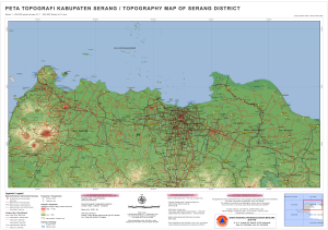 Topographic Map of Serang District (1:250,000 Scale)