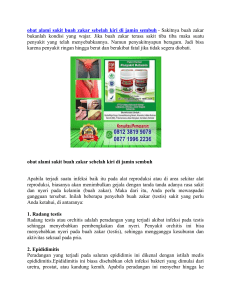 obat alami sakit buah zakar sebelah kiri di jamin sembuh