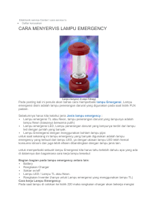 emergency lamp