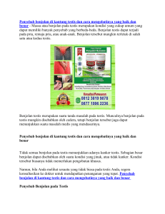 Penyebab benjolan di kantung testis dan cara mengobatinya yang baik dan benar