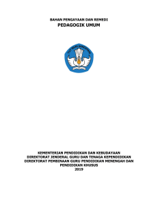 BUKU 1- PEDAGOGIK UMUM
