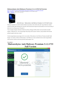 Malwarebytes Anti-Malware Premium 3.1.2.1733 Full
