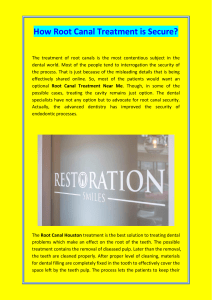 How Root Canal Treatment is Secure