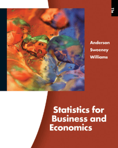 statistics for business and economics 11th ed intro txt - d- anderson et al- cengage 2011 bbs