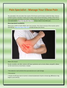 Pain Specialist - Manage Your Elbow Pain
