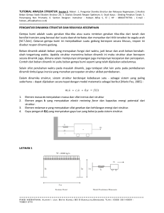 TUTORIAL ANALISA STRUKTUR