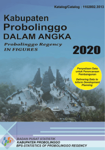 Kabupaten Probolinggo Dalam Angka 2020, Penyediaan Data Untuk Perencanaan Pembangunan