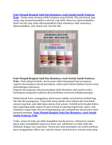 Penis Menjadi Bengkak Sakit Dan Bentuknya Aneh Setelah Suntik Pembesar Penis