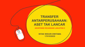 AKL2 - TRANSFER ANTAR PERUSAHAAN: ASET TAK LANCAR