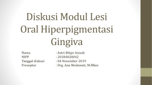 Hiperpigmentassi gingiva presentation