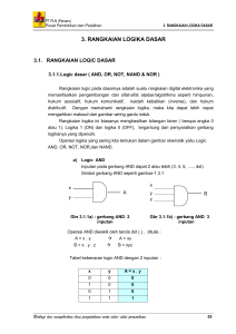 3. RANGKAIAN LOGIKA DASAR