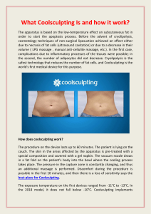 What Coolsculpting Is and how it work