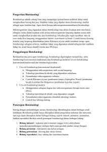 Perkembangan Bioteknologi