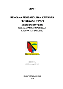RPKP Agroforestry Kopi - Kab. Bandung 