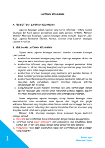 Materi LAPORAN KEUANGAN