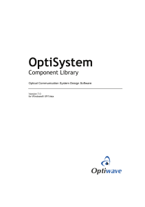 OptiSystem Component Library