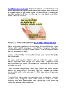 Merek Obat Atasi keputihan berbau saat nifas