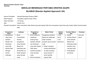 Tugas TAS Silabus Nanda