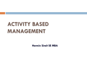 4. Activity Based Management