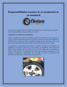 Responsabilidades cruciales de ser propietario de un automóvil