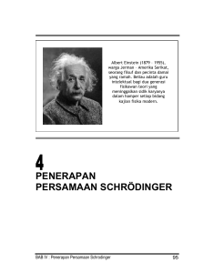 BAB IV Penerapan Pers. Schrodinger (Edit)