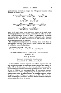 [Barnett S. J.] On Electromagnetic Induction and R(BookFi)