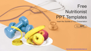 Diet Plan Nutritionist PowerPoint Templates
