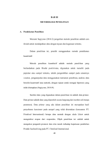 Metodologi Penelitian Pengaruh Promosi dan Citra Merek
