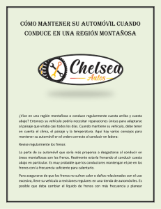 Cómo mantener su automóvil cuando conduce en una región montañosa