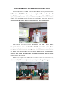 Selamatkan Generasi Muda