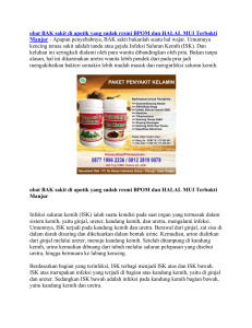 obat BAK sakit di apotik yang sudah resmi BPOM dan HALAL MUI Terbukti Manjur