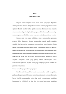 Branch and Bound (Program Linier) Oleh Hayatun Nufus