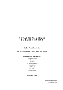 2000 A practical Manual on Block Caving Laubscher