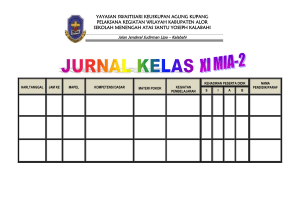 JURNAL KELAS XI MIA 2