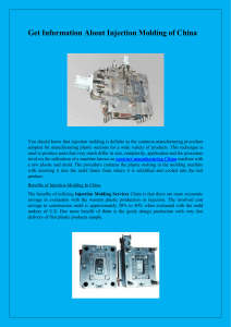 Get Information About Injection Molding of China-converted
