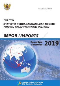 Buletin Statistik Perdagangan Luar Negeri Impor Desember 2019