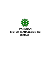 PANDUAN SISTEM MANAJEMEN K3 SMK3