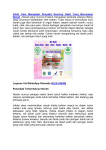 Inilah Cara Mengatasi Penyakit Kencing Sakit Yang Bercampur Nanah