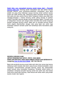 Salah Satu cara mengobati kencing nanah tanpa obat ~ Penyakit gonore pada pria