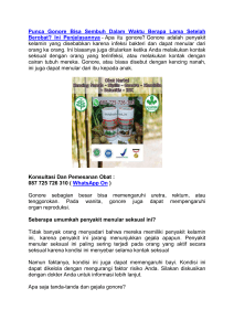 Punca Gonore Bisa Sembuh Dalam Waktu Berapa Lama Setelah Berobat