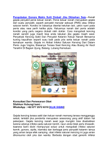 Pengobatan Gonore Makin Sulit Diobati Jika Dibiarkan Saja