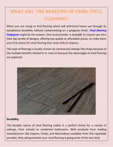 What Are The Benefits Of Using Vinyl Flooring?