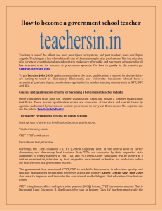 How to become a government school teacher-converted