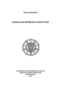 Kurikulum Book 2013 FK UGM
