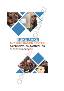 Buku Saku Sukses Praktik Profesi Keperawatan Komunitas v.2.1 Unesco Mahathir