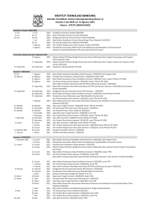 Kalender Pendidikan ITB 2020-2021 (Revisi-1)
